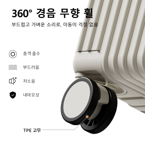 VogueCode 미니 기내반입 하드 캐리어 추천, 1박 2일 여행용 가방 5 캐리어 경음 무향 휠