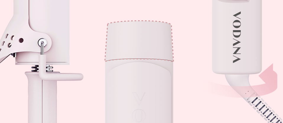 봉고데기 추천 보다나 글램웨이브 36mm 자연스러운 웨이브 연출법 4 보다나 글램웨이브 실리콘 거치대와 360도 회전 코드