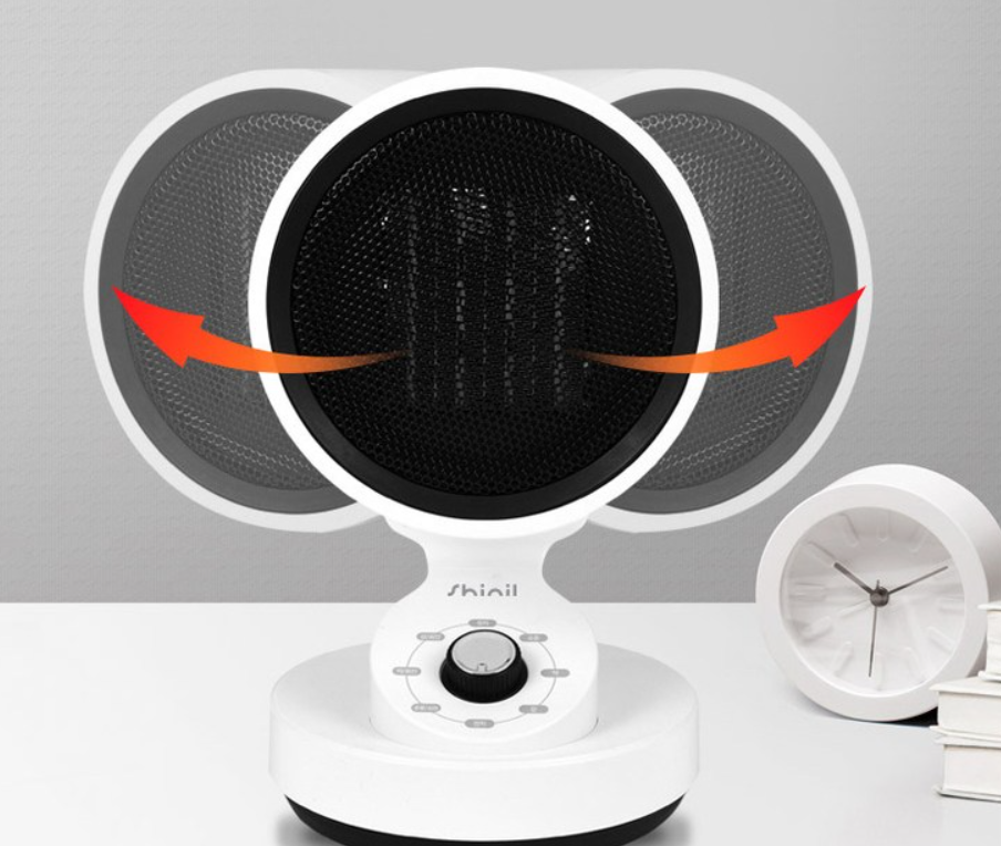 소형 온풍기 추천 신일 PTC 팬히터 SEH-P1600WS 안전 사용법 5 신일 SEH-P1600WS 좌우 자동 회전 사용